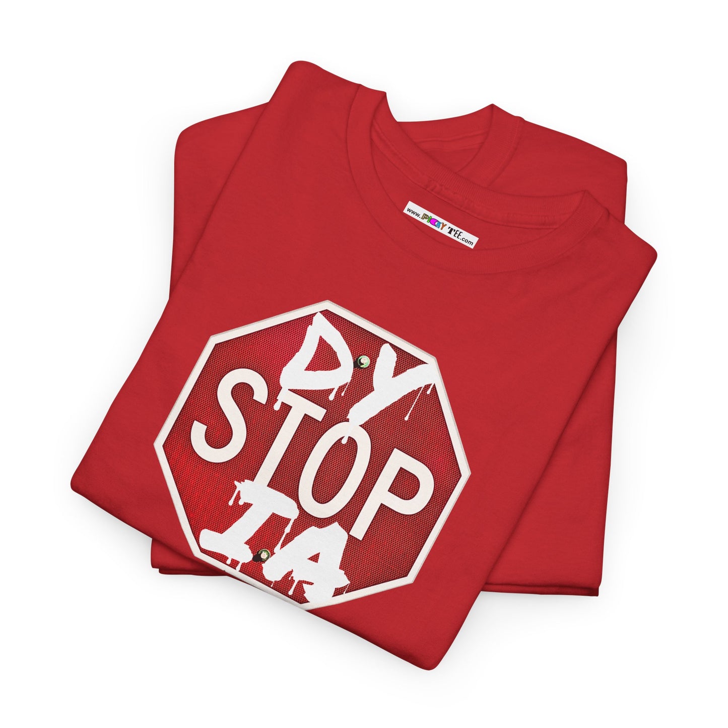 STOP DYSTOPIA Unisex Heavy Cotton Tee