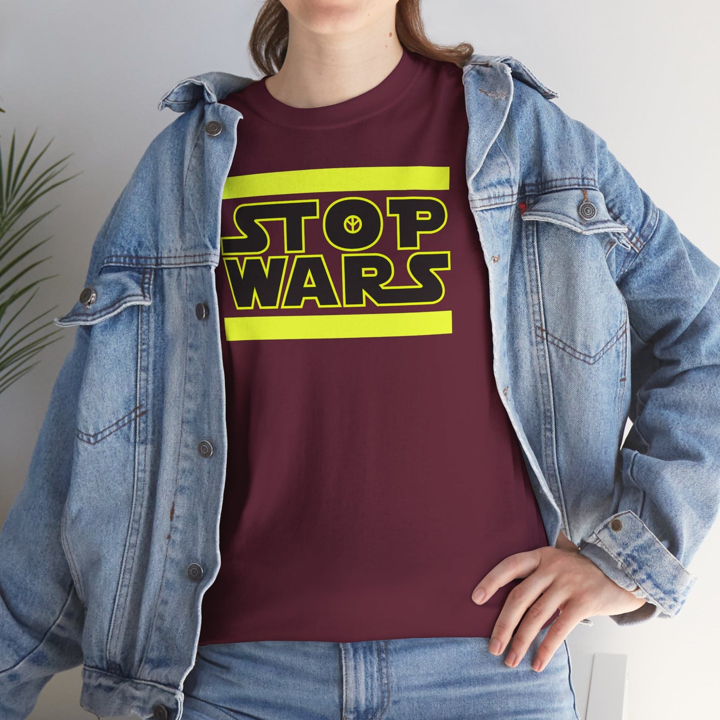 STOP WARS Unisex Heavy Cotton Tee