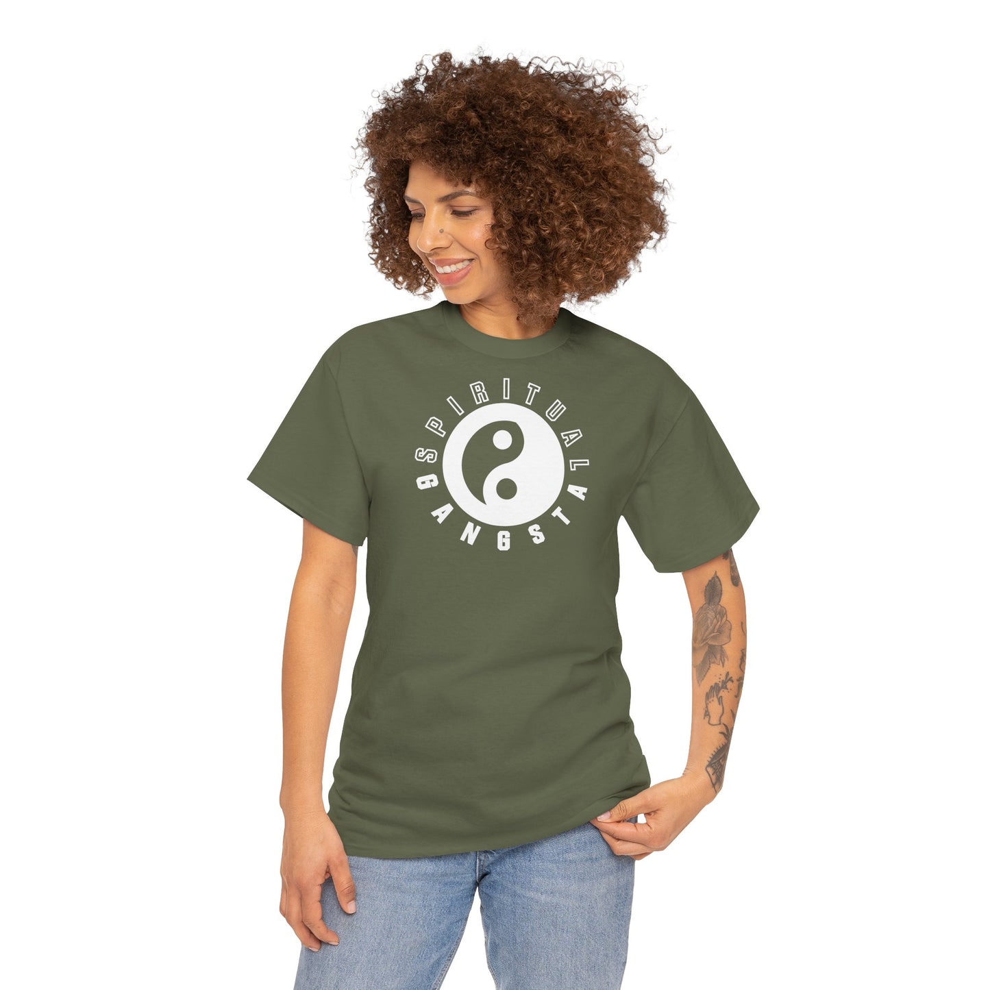 SPIRITUAL GANGSTA Unisex Heavy Cotton Tee