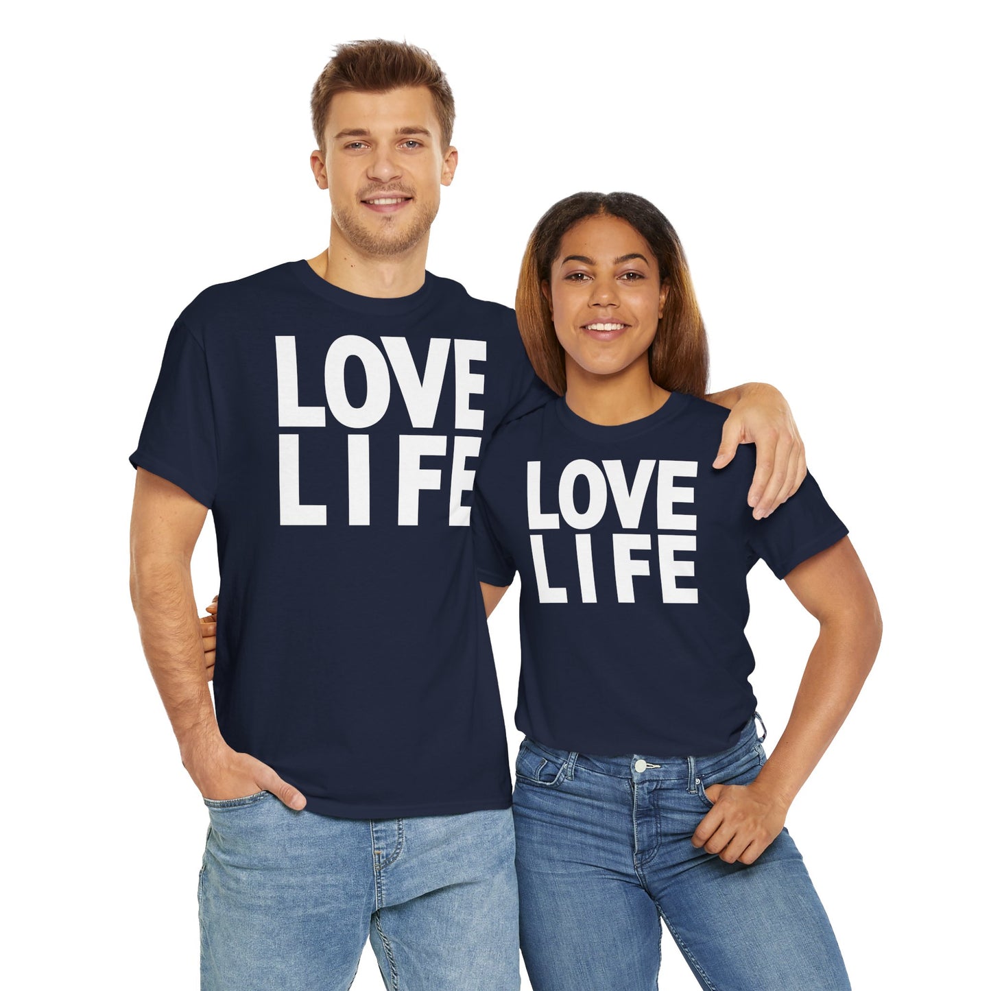 LOVE LIFE Unisex Heavy Cotton Tee