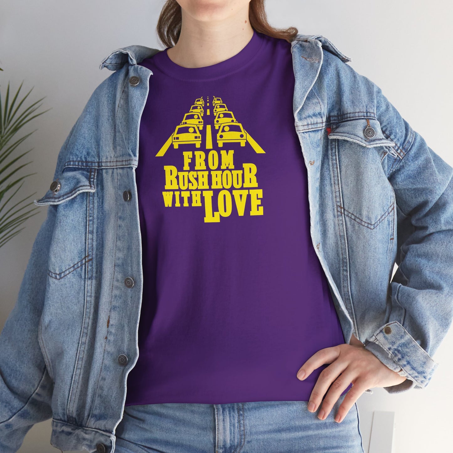 FROM RUSH HOUR WITH LOVE Unisex Heavy Cotton Tee