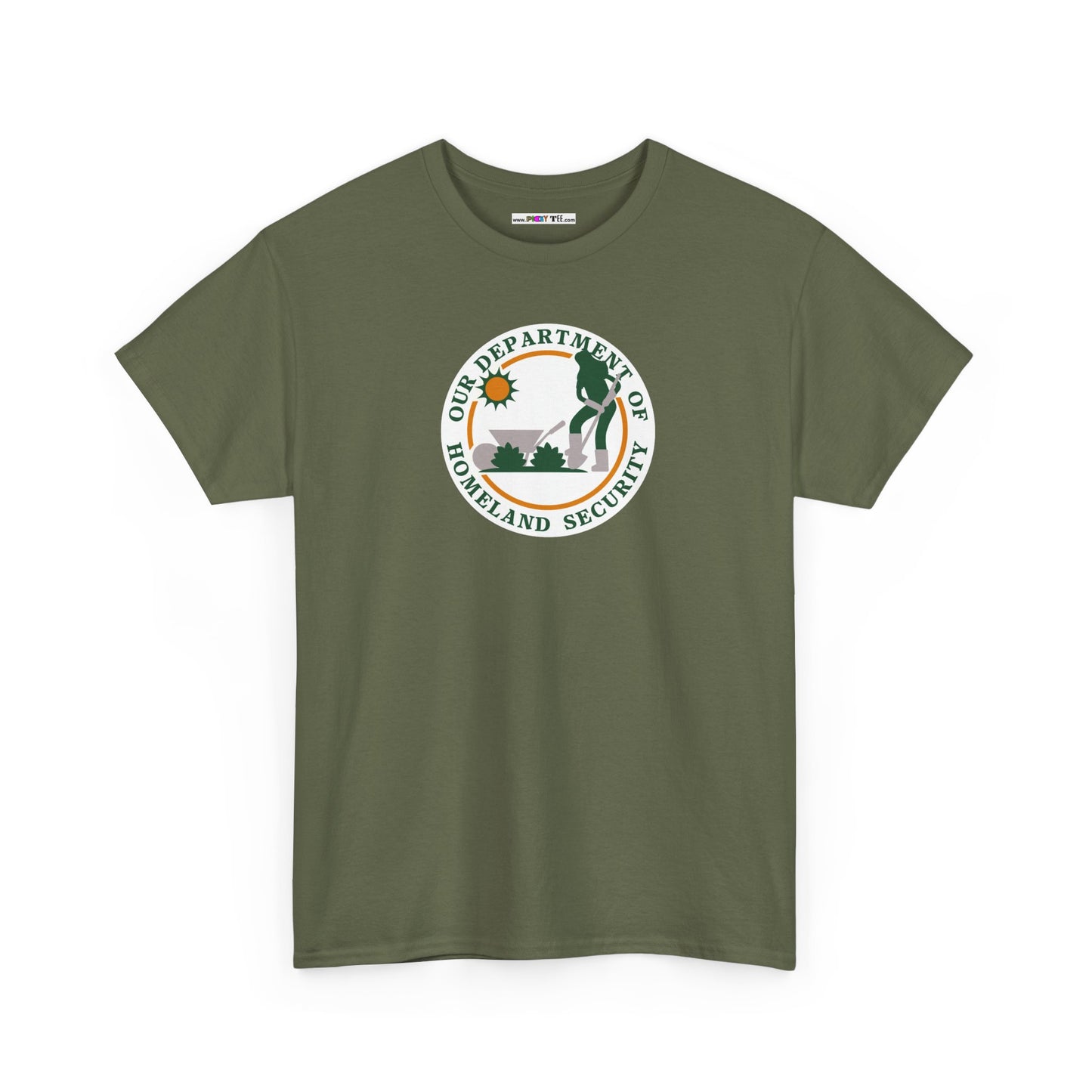 HOMELAND SECURITY (OUR DEPARTMENT OF) Unisex Heavy Cotton Tee