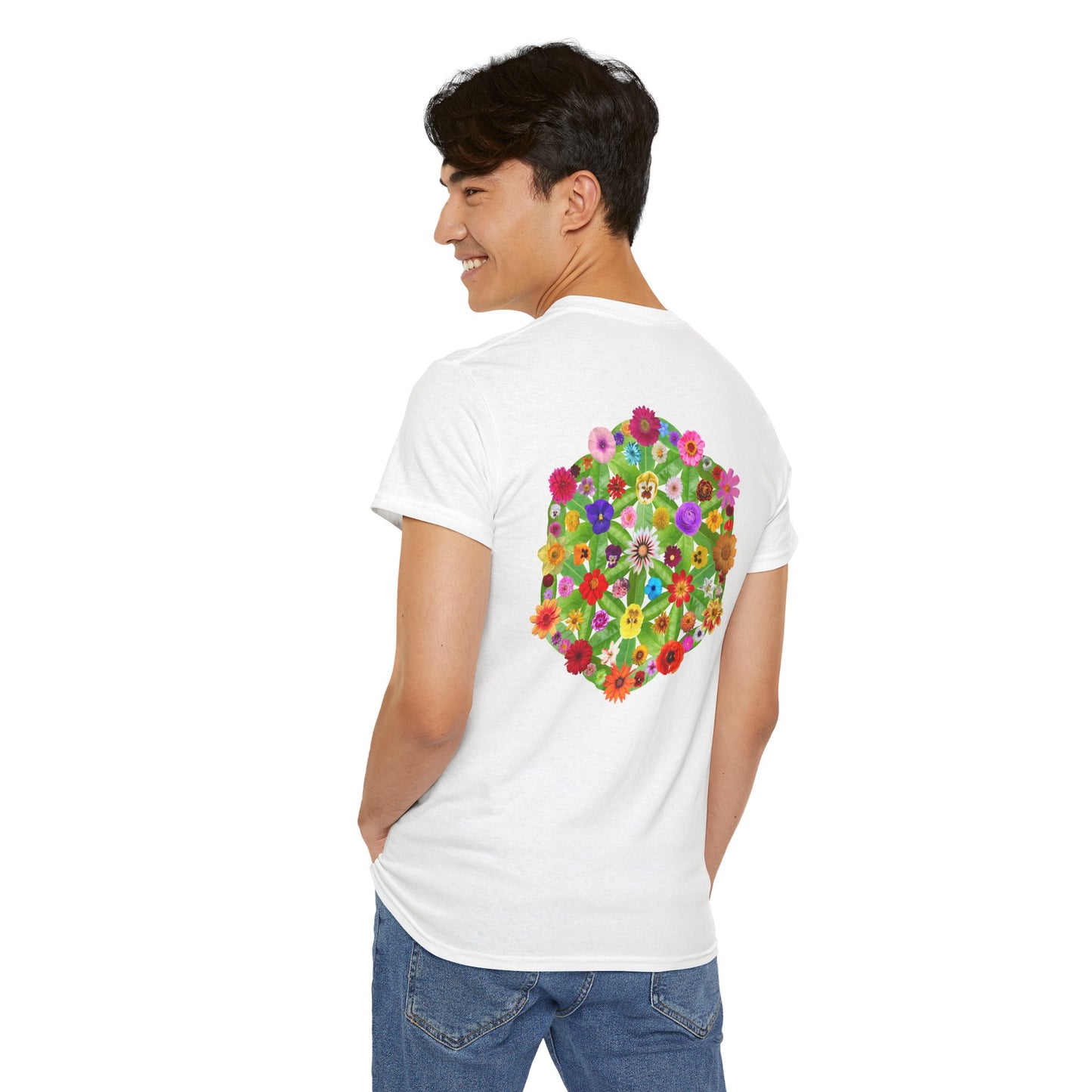 Flowers of Life Unisex Heavy Cotton Tee