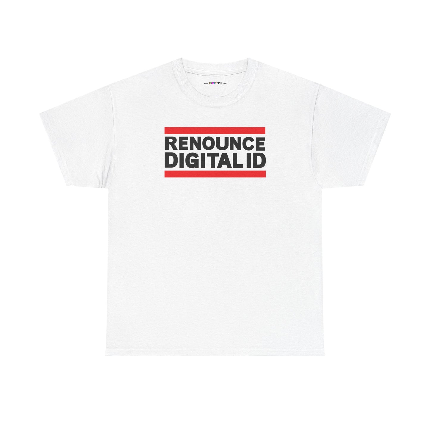 RENOUNCE DIGITAL ID Unisex Heavy Cotton Tee