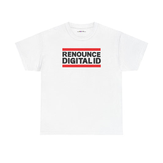 RENOUNCE DIGITAL ID Unisex Heavy Cotton Tee