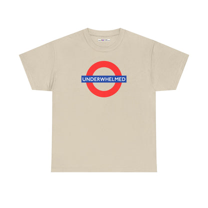 UNDERWHELMED Unisex Heavy Cotton Tee