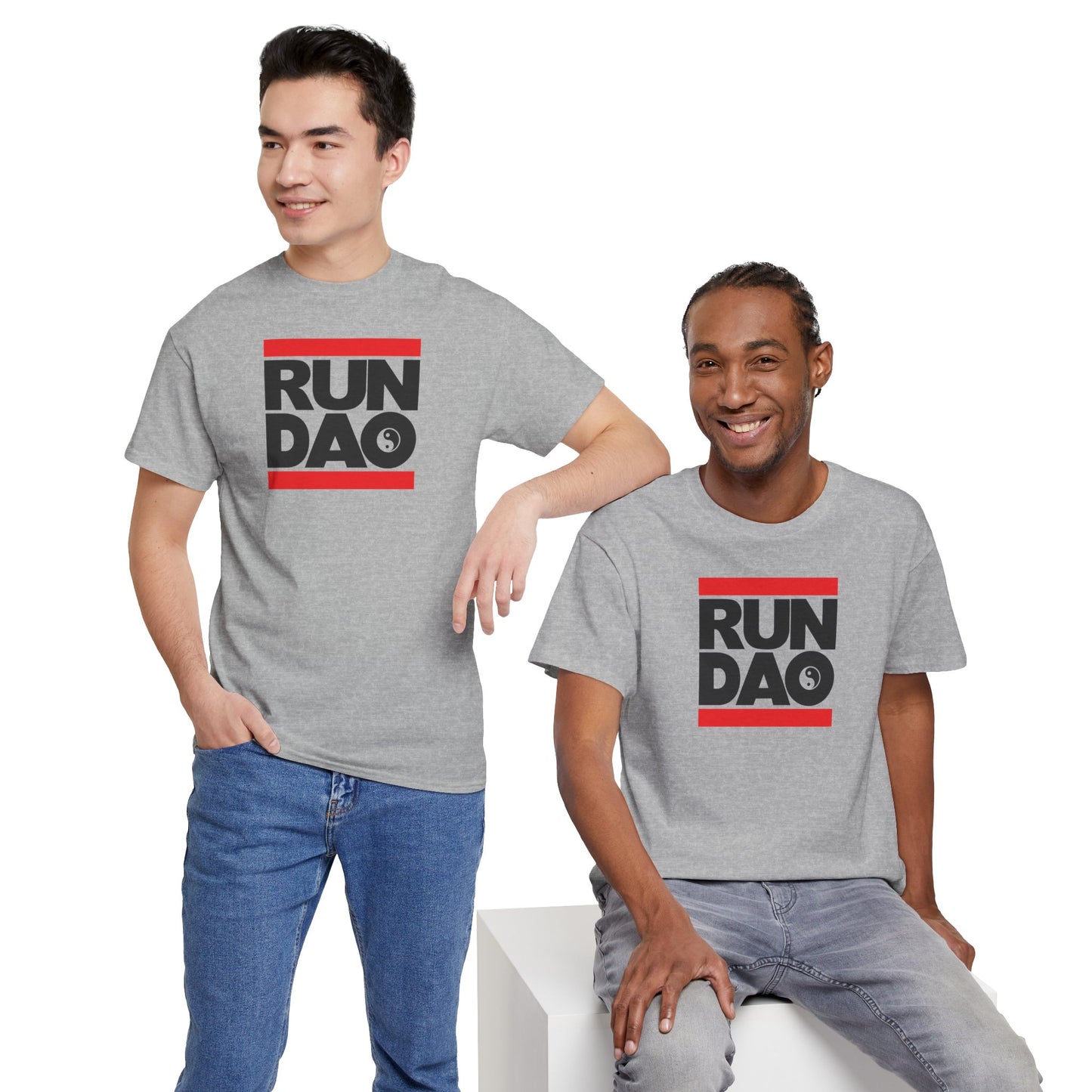 RUN DAO Unisex Heavy Cotton Tee