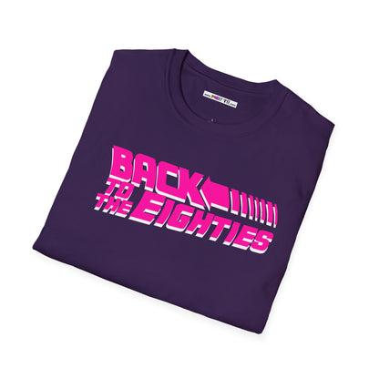 BACK TO THE EIGHTIES Unisex Softstyle 100% Cotton T-Shirt