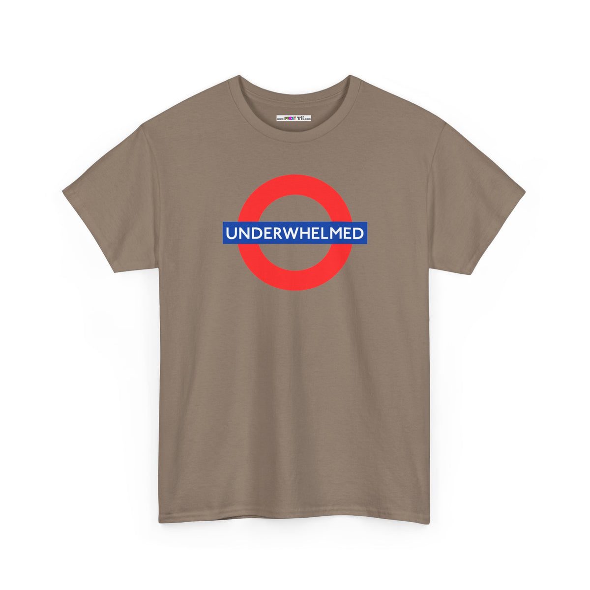UNDERWHELMED Unisex Heavy Cotton Tee