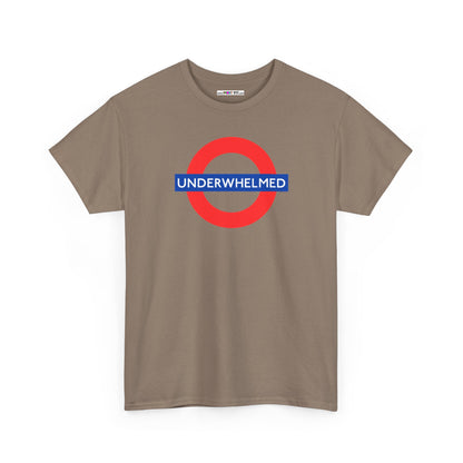 UNDERWHELMED Unisex Heavy Cotton Tee