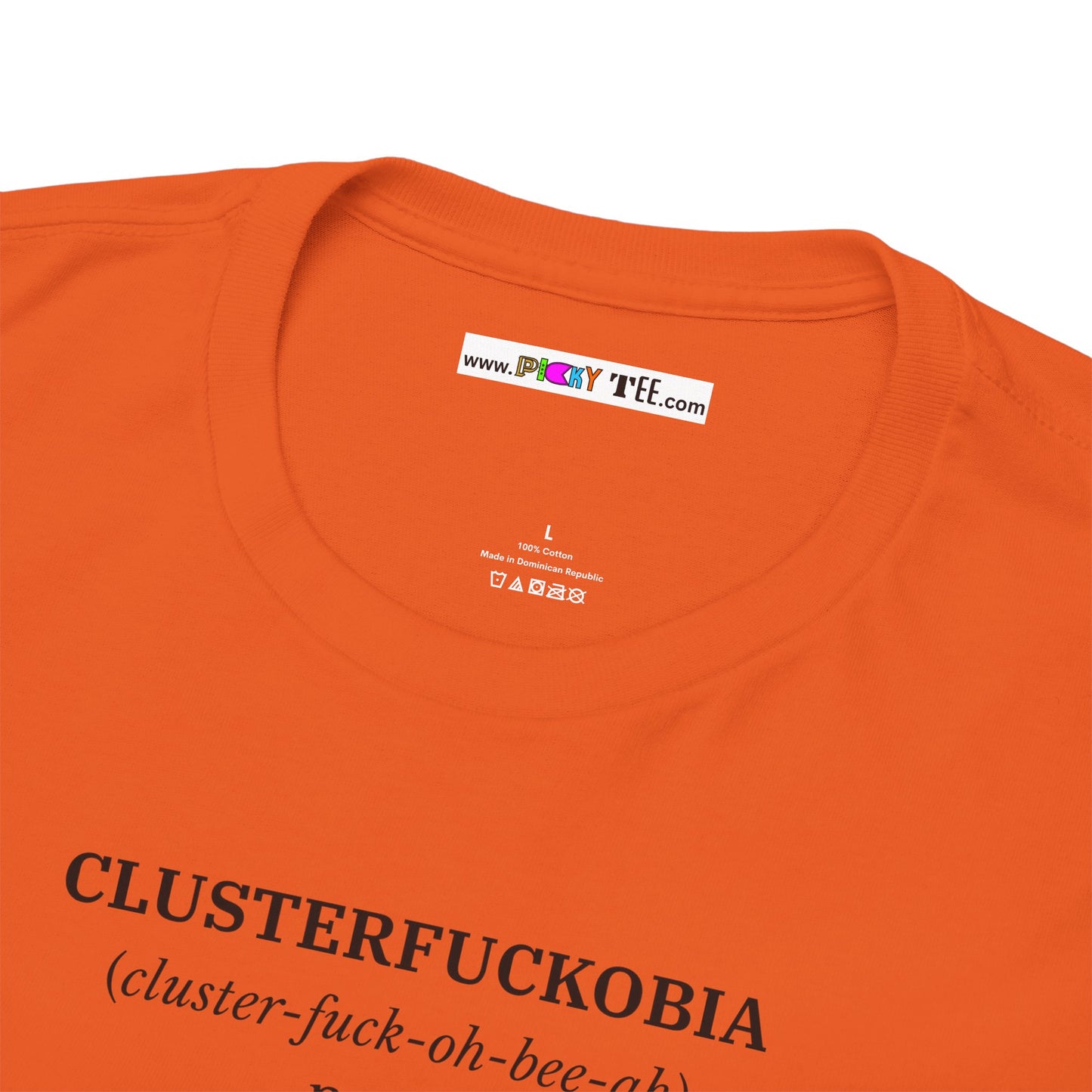 CLUSTERFUCKOBIA Unisex Heavy Cotton Tee