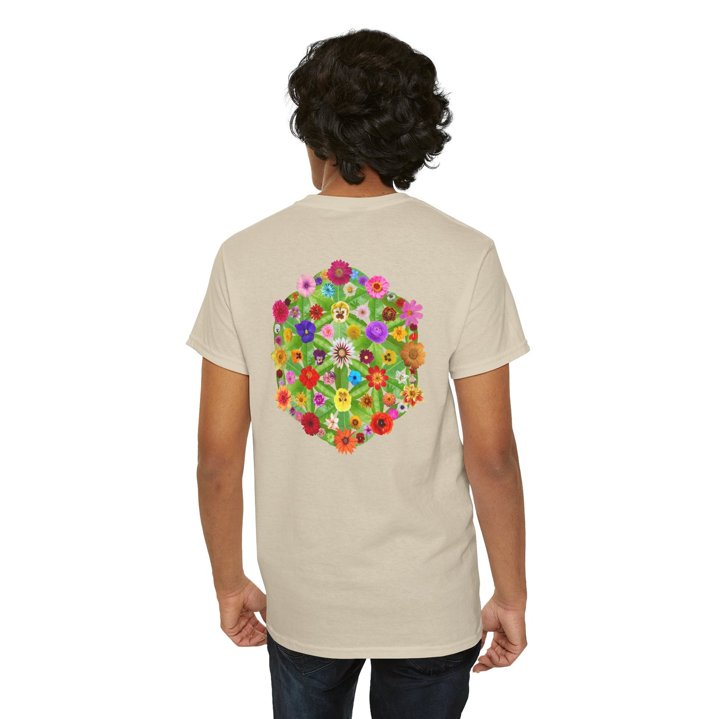 Flowers of Life Unisex Heavy Cotton Tee