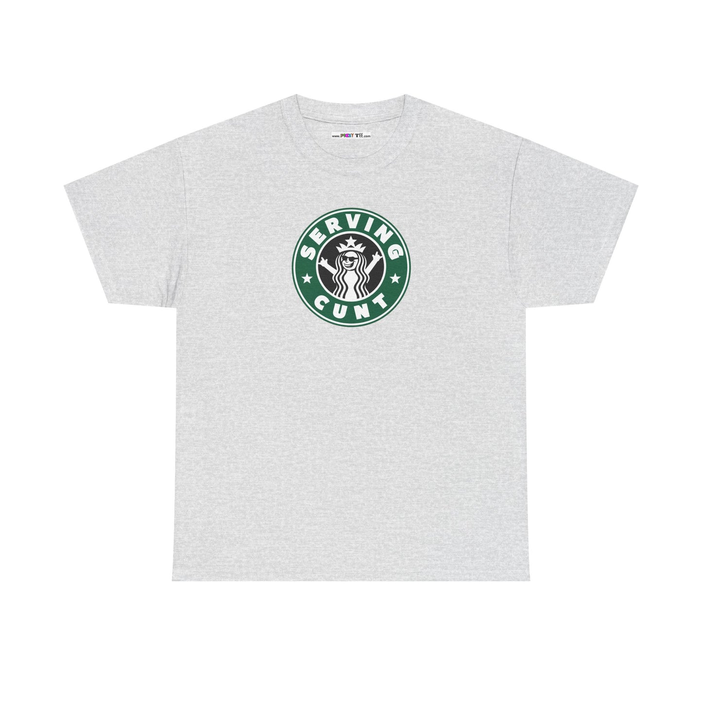 SERVINGCUNT Unisex Heavy Cotton Tee
