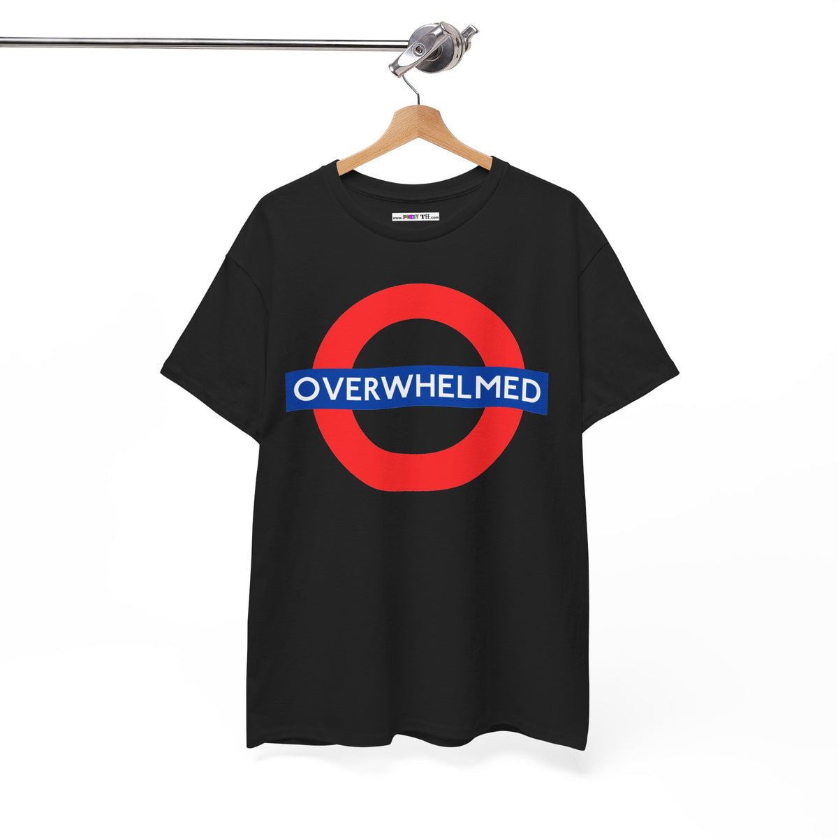 OVERWHELMED Unisex Heavy Cotton Tee