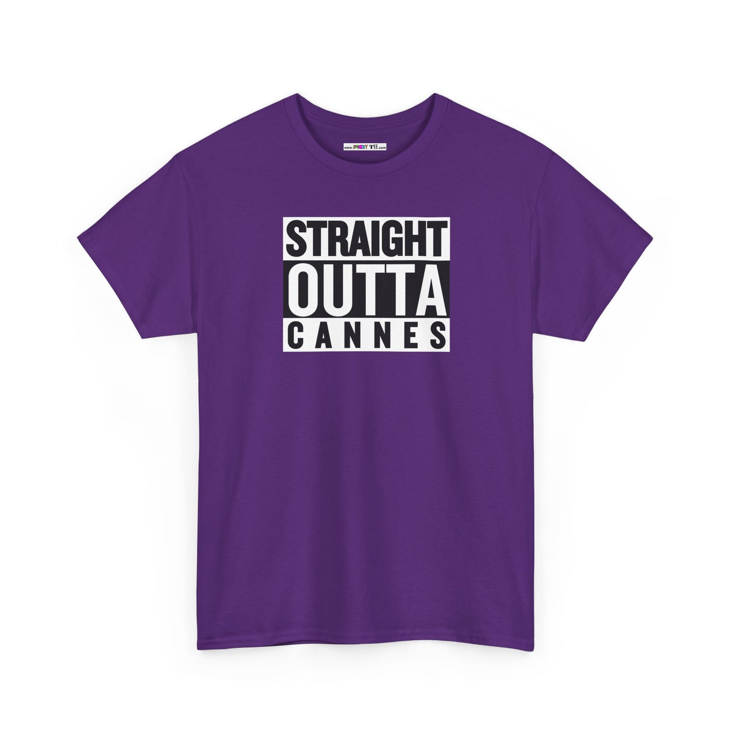 STRAIGHT OUTTA CANNES Unisex Heavy Cotton Tee