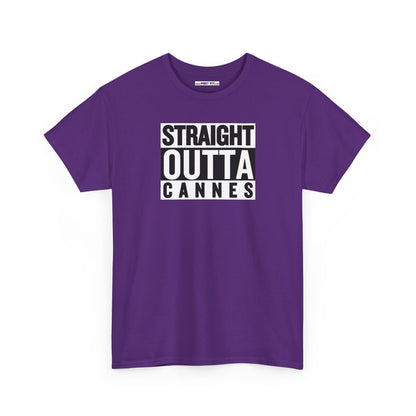 STRAIGHT OUTTA CANNES Unisex Heavy Cotton Tee