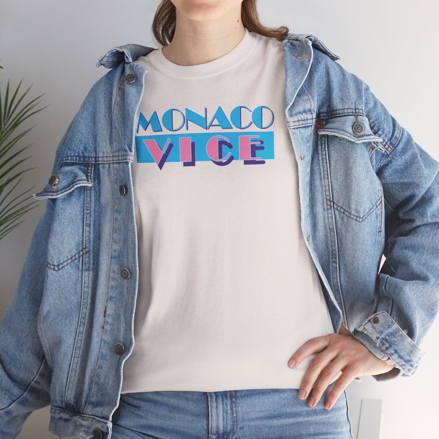 MONACO VICE Unisex Heavy Cotton Tee