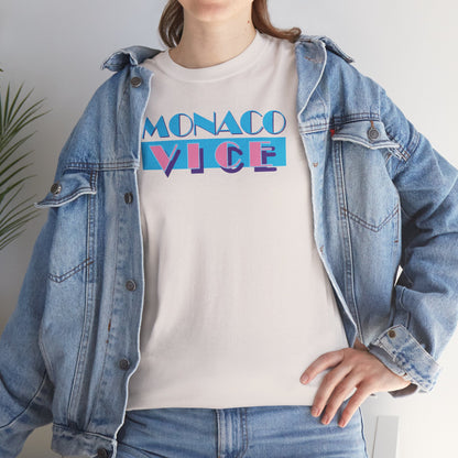 MONACO VICE Unisex Heavy Cotton Tee