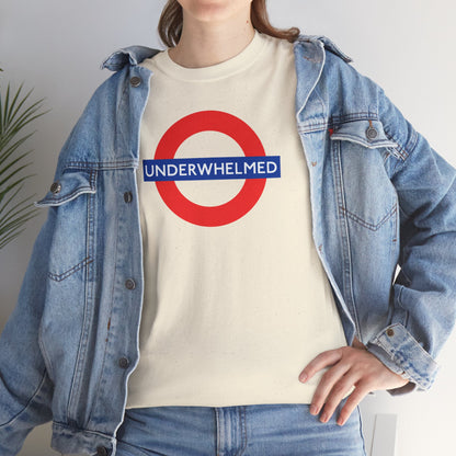 UNDERWHELMED Unisex Heavy Cotton Tee