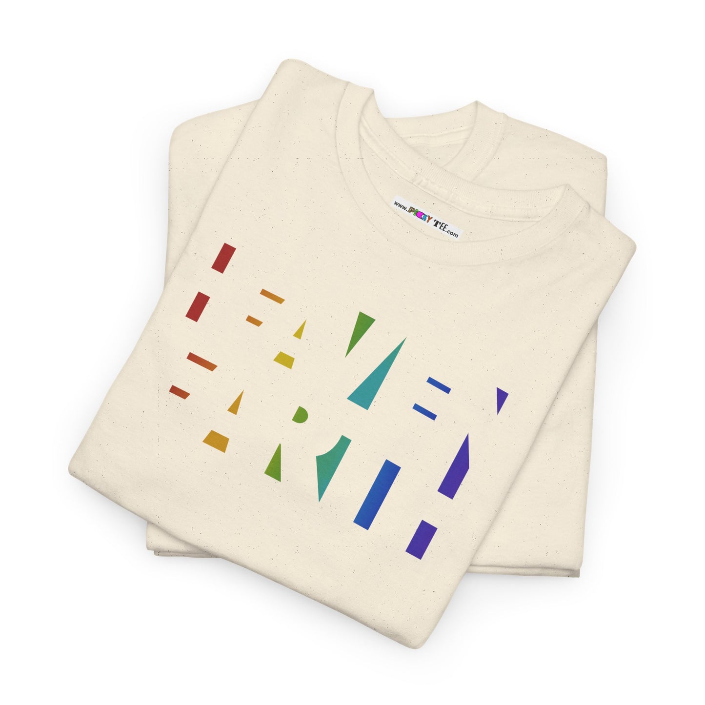 HEAVEN ON EARTH Unisex Heavy Cotton Tee — here now.