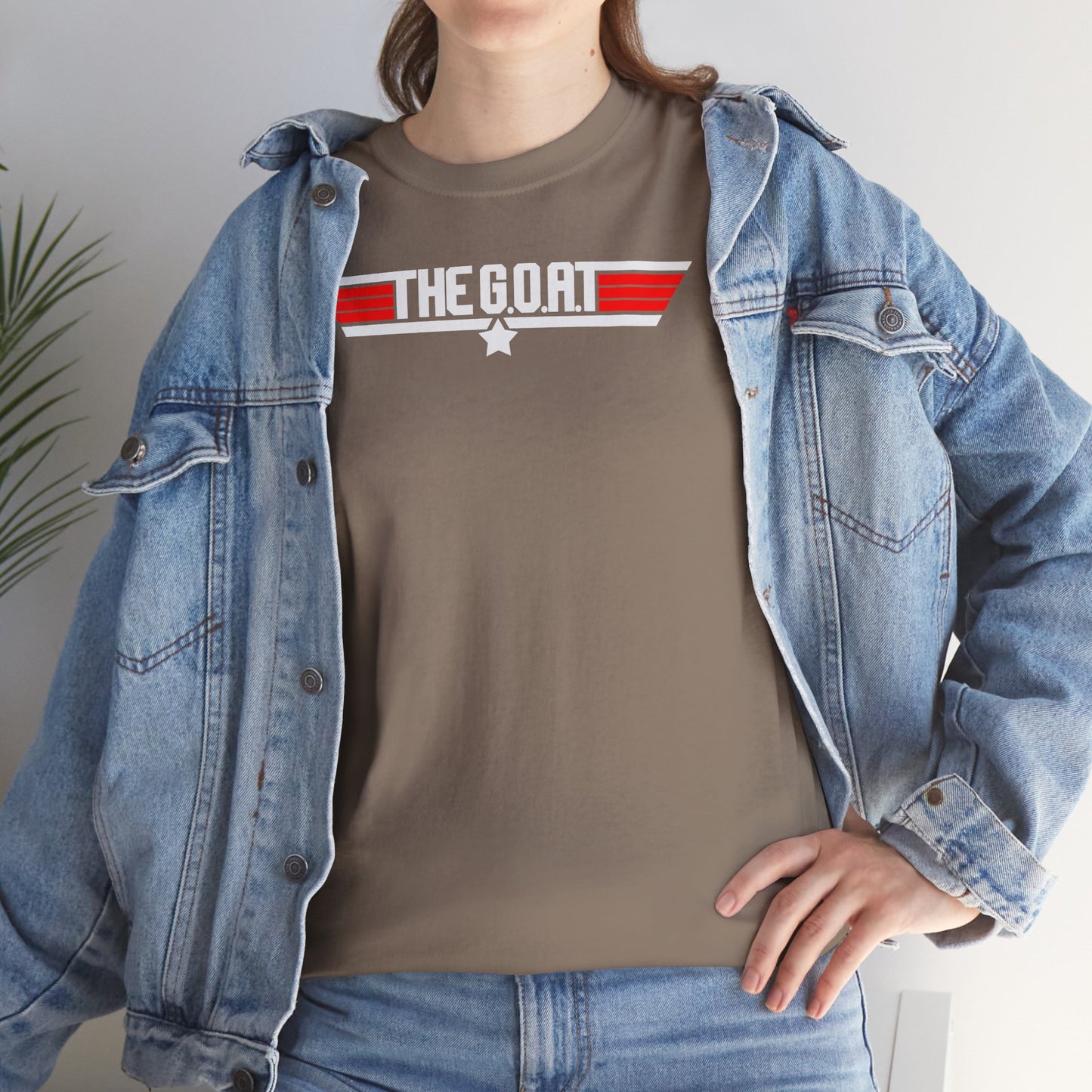 THE G.O.A.T Unisex Heavy Cotton Tee