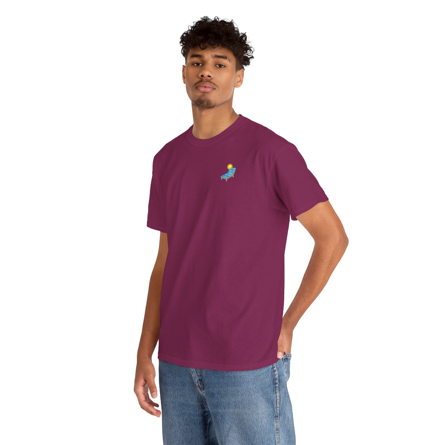 ON THE CHAISE LONGUE ALL DAY LONG Heavy Cotton Tee