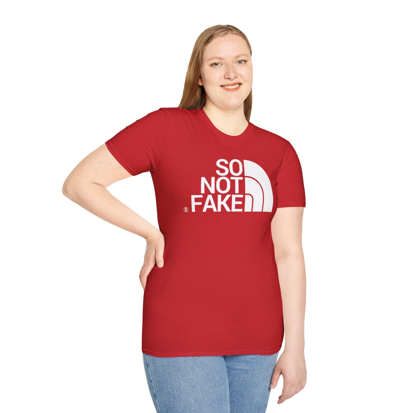 SO NOT FAKE Unisex Softstyle 100% Cotton T-Shirt