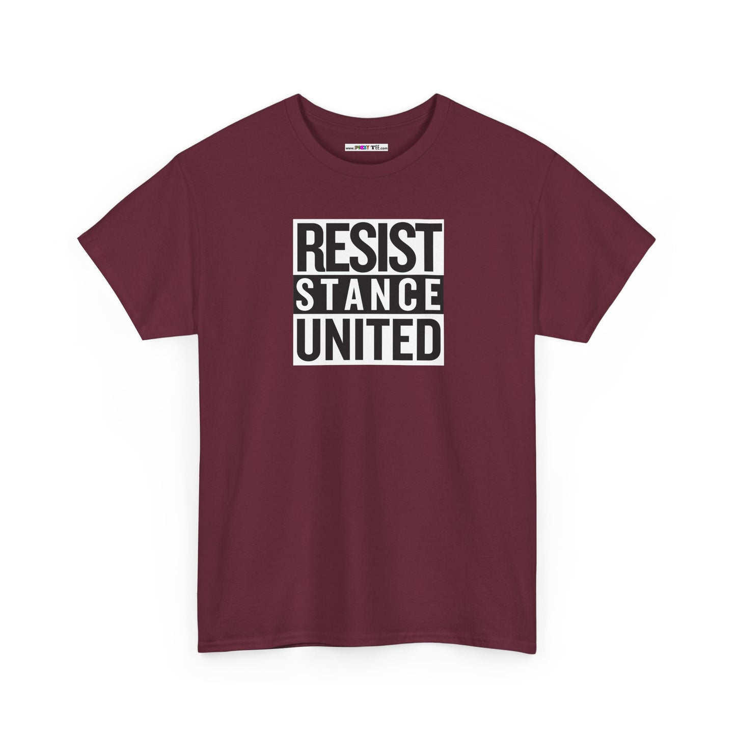 RESIST STANCE UNITED Unisex Heavy Cotton Tee