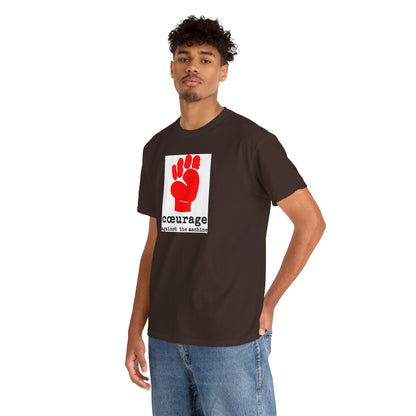 cœurage against the machine Unisex Heavy Cotton Tee