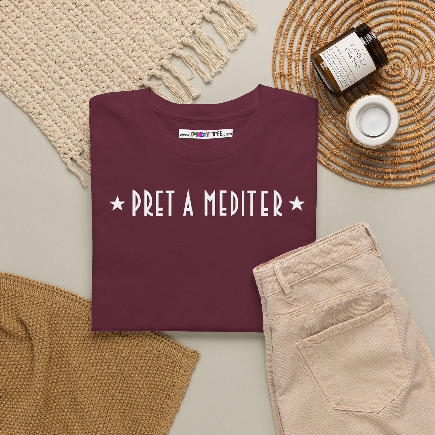 * PRET A MEDITER * Unisex Heavy Cotton Tee