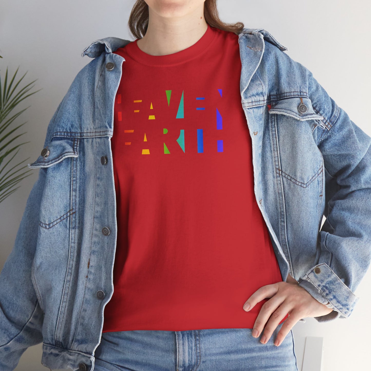 HEAVEN ON EARTH Unisex Heavy Cotton Tee — here now.