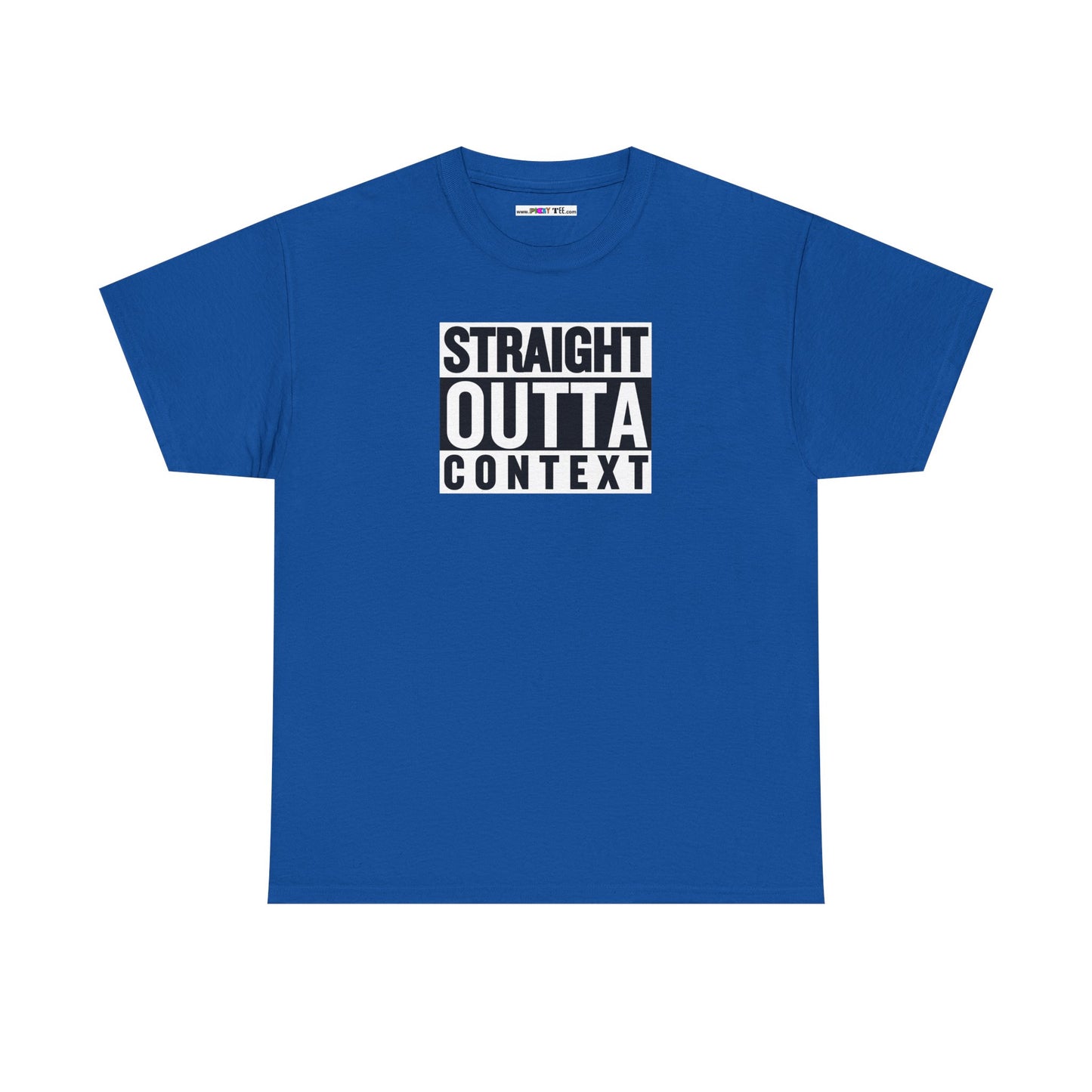 STRAIGHT OUTTA CONTEXT Unisex Heavy Cotton Tee
