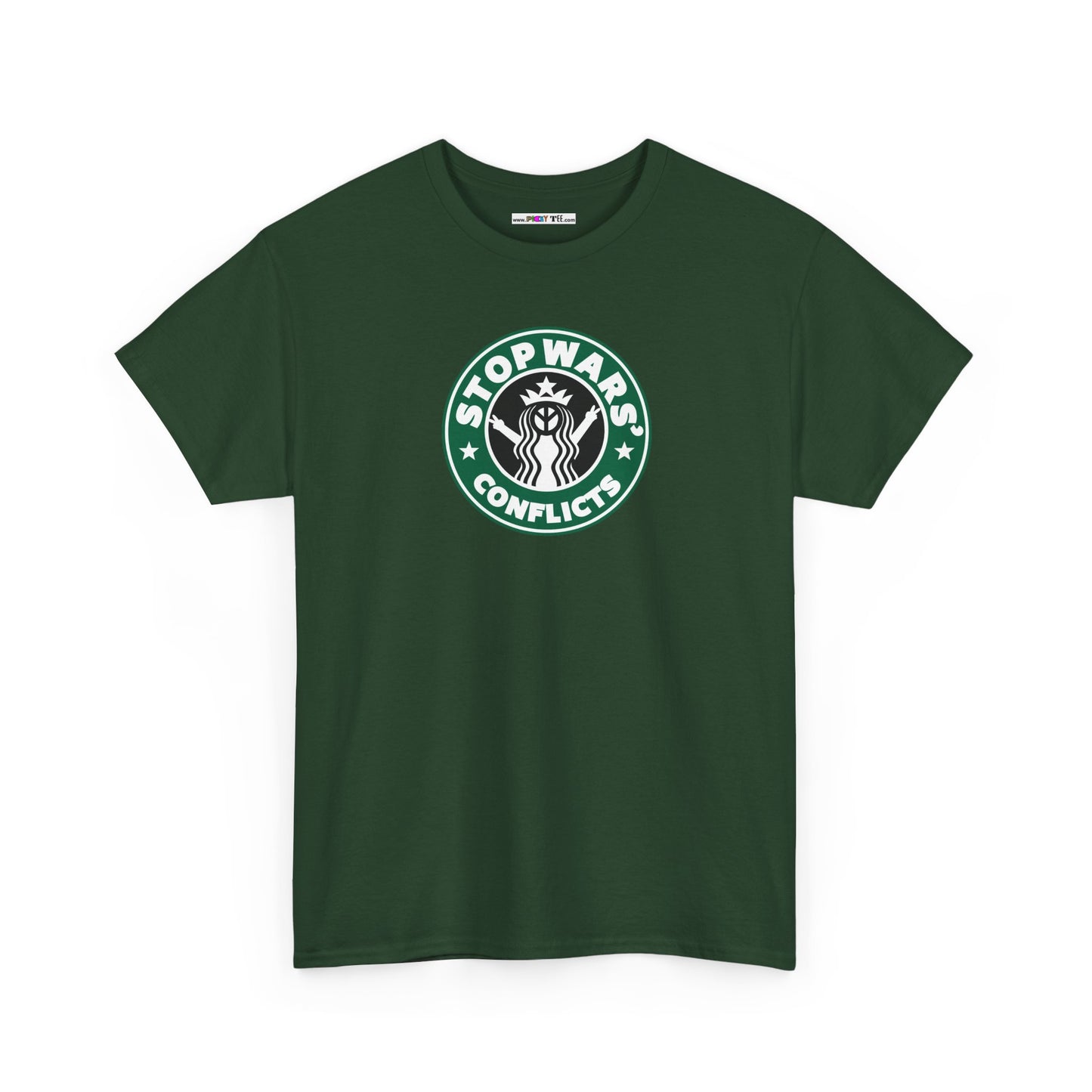 STOP WARS' CONFLICTS Unisex Heavy Cotton Tee