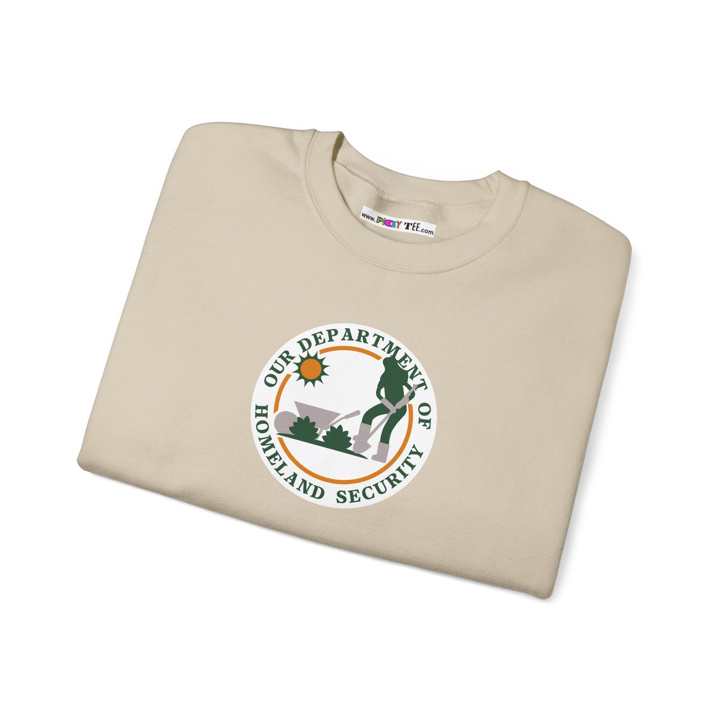 HOMELAND SECURITY (OUR DEPARTMENT OF)  Unisex Heavy Cotton Sweatshirt