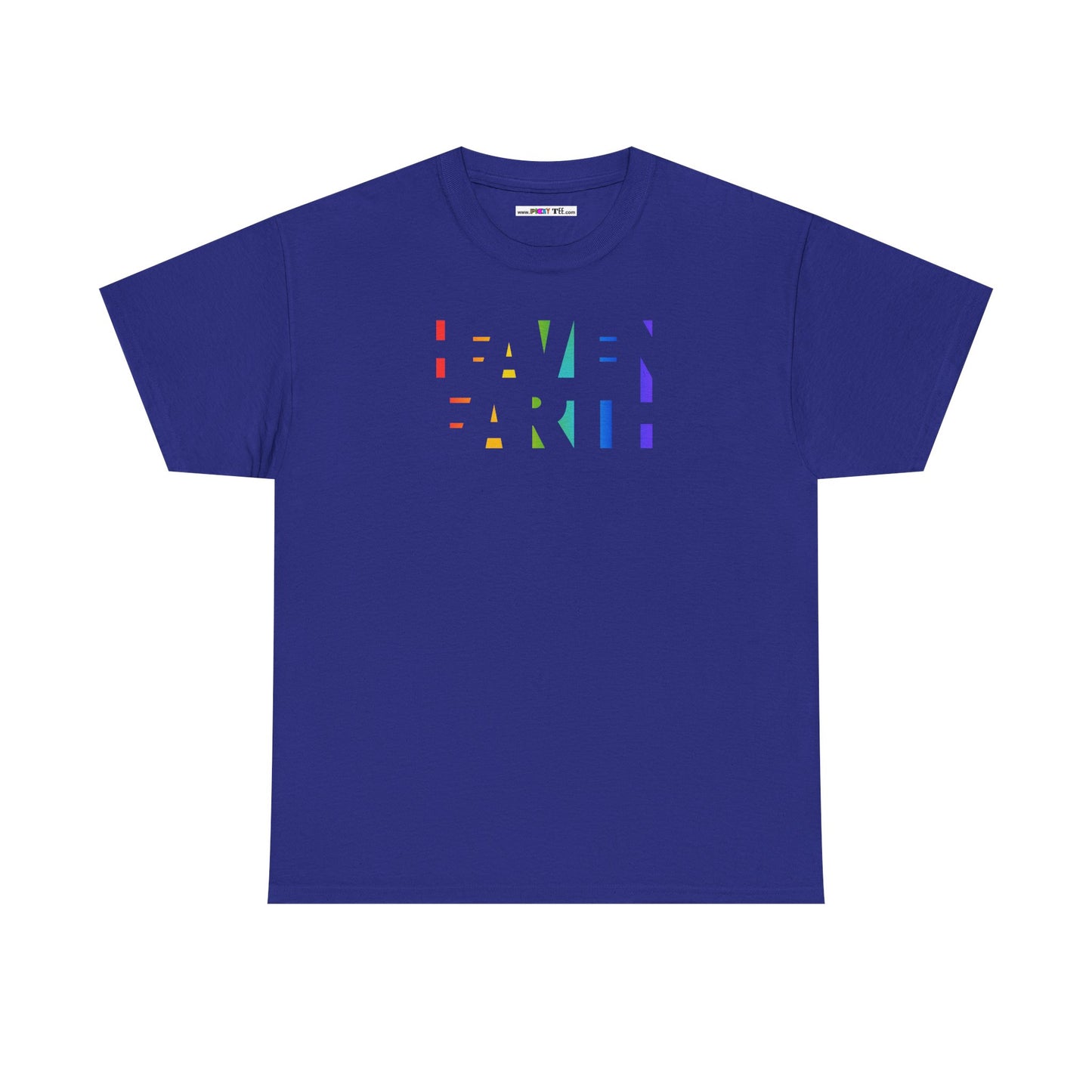 HEAVEN ON EARTH Unisex Heavy Cotton Tee — here now.