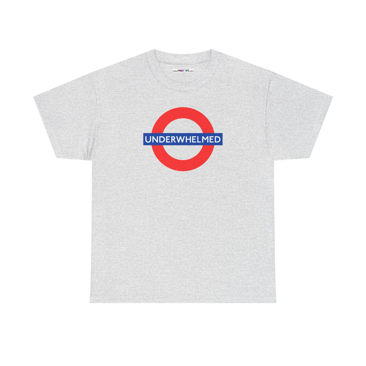 UNDERWHELMED Unisex Heavy Cotton Tee