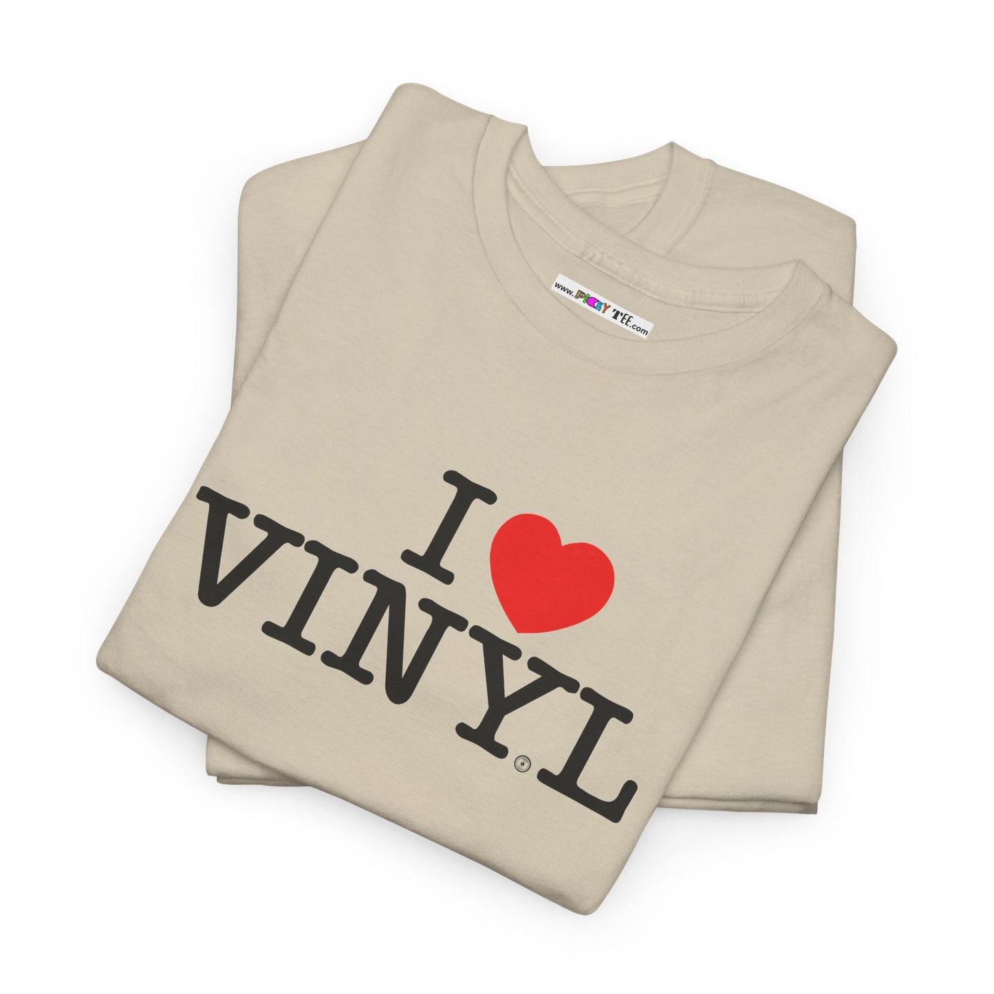 I ❤️ VINYL Unisex Heavy Cotton Tee
