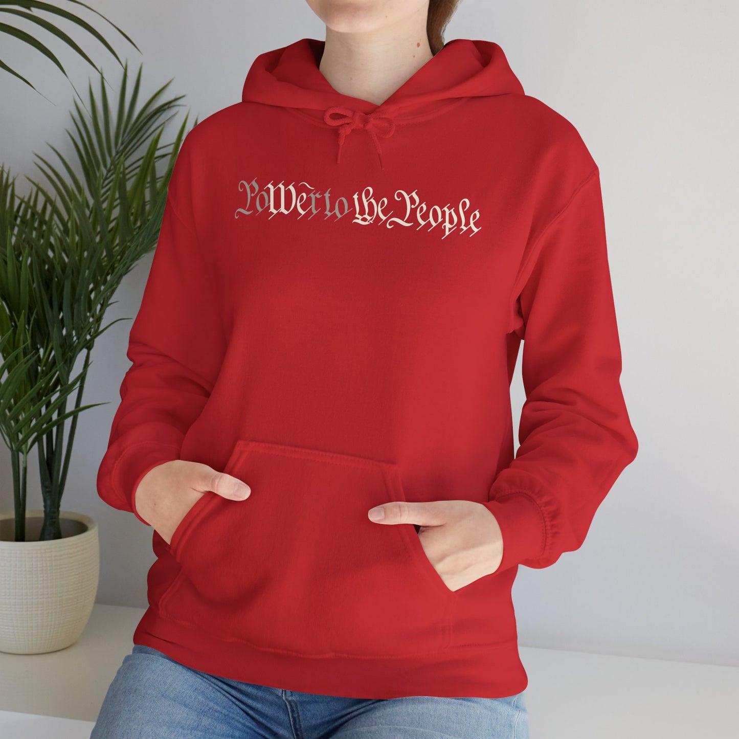 poWEr to THE PEOPLE Unisex Heavy Blend™ Hooded Sweatshirt