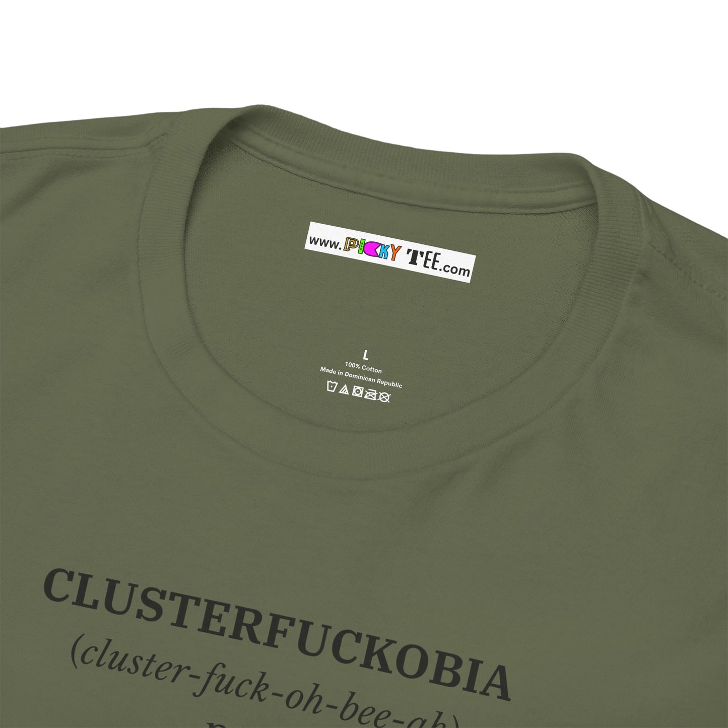 CLUSTERFUCKOBIA Unisex Heavy Cotton Tee