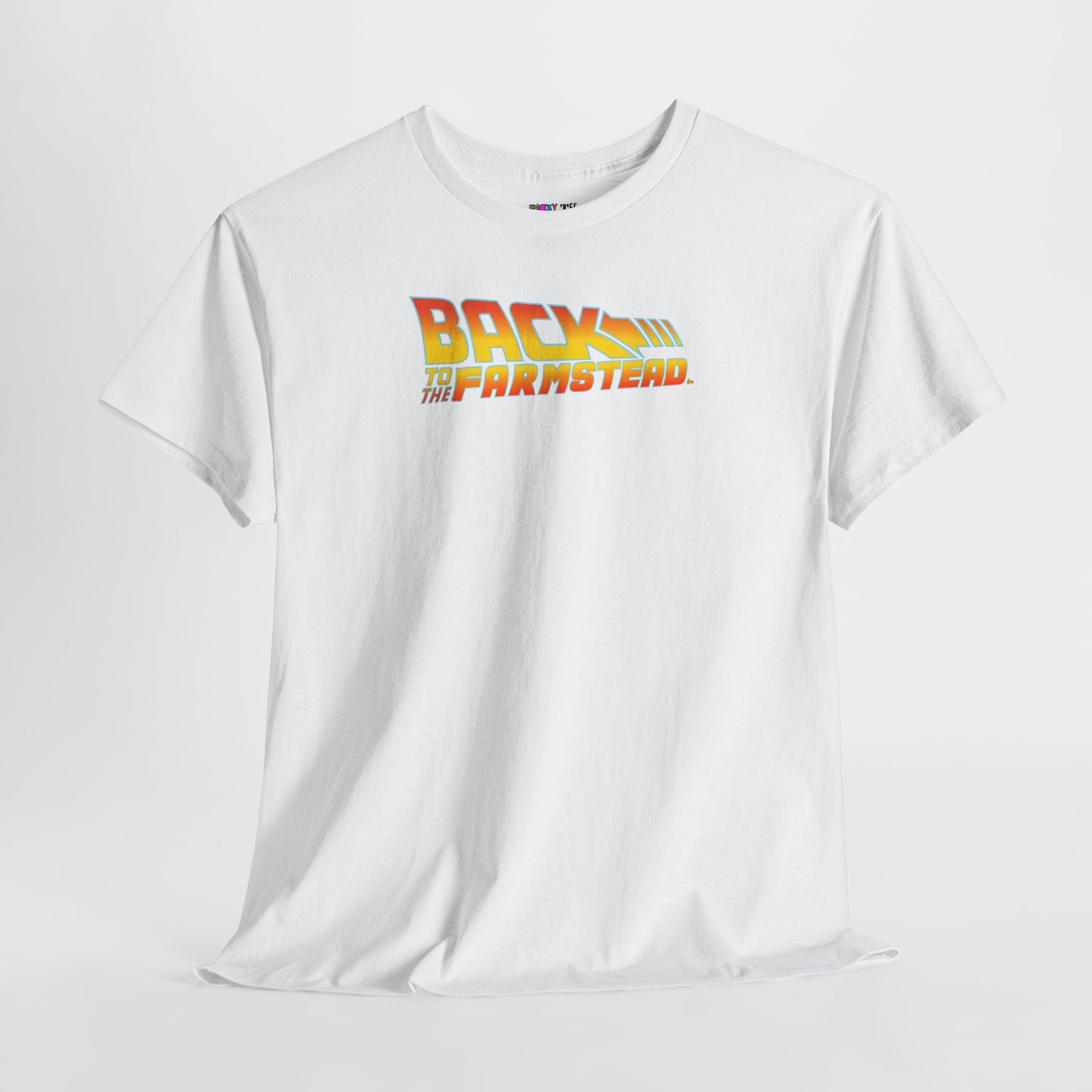 BACK TO THE FARMSTEAD Unisex Heavy Cotton Tee