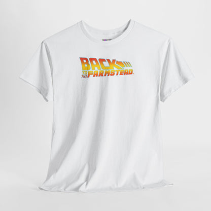 BACK TO THE FARMSTEAD Unisex Heavy Cotton Tee