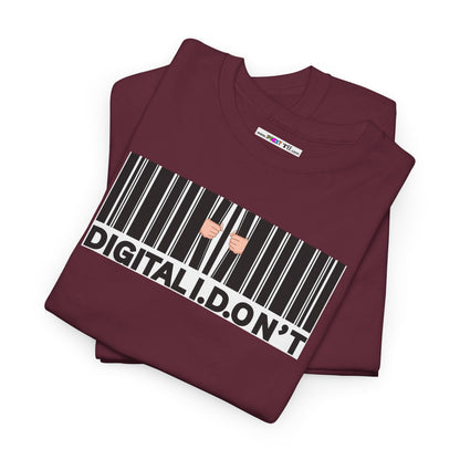 DIGITAL I.D.ON'T Unisex Heavy Cotton Tee