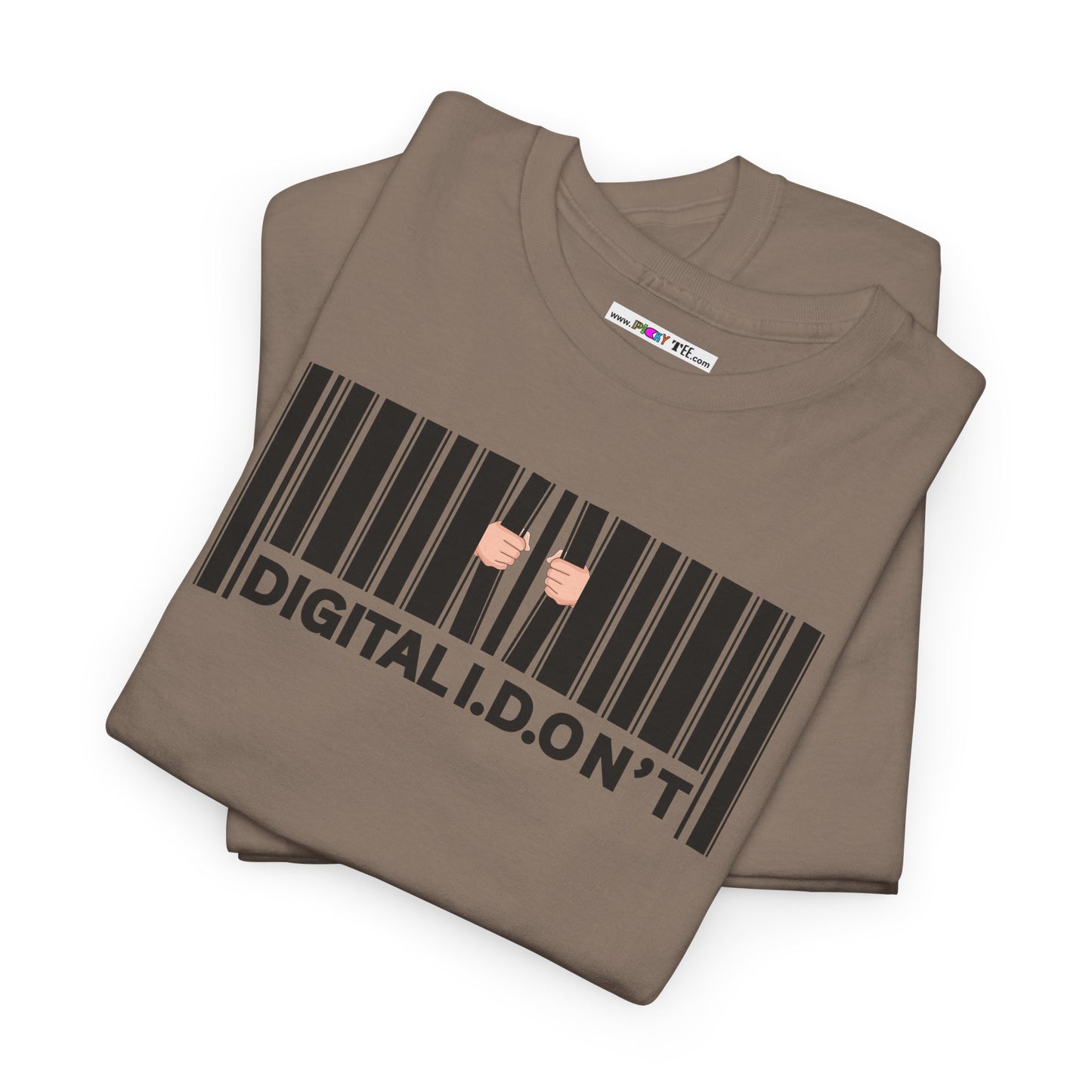 DIGITAL I.D.ON'T Unisex Heavy Cotton Tee