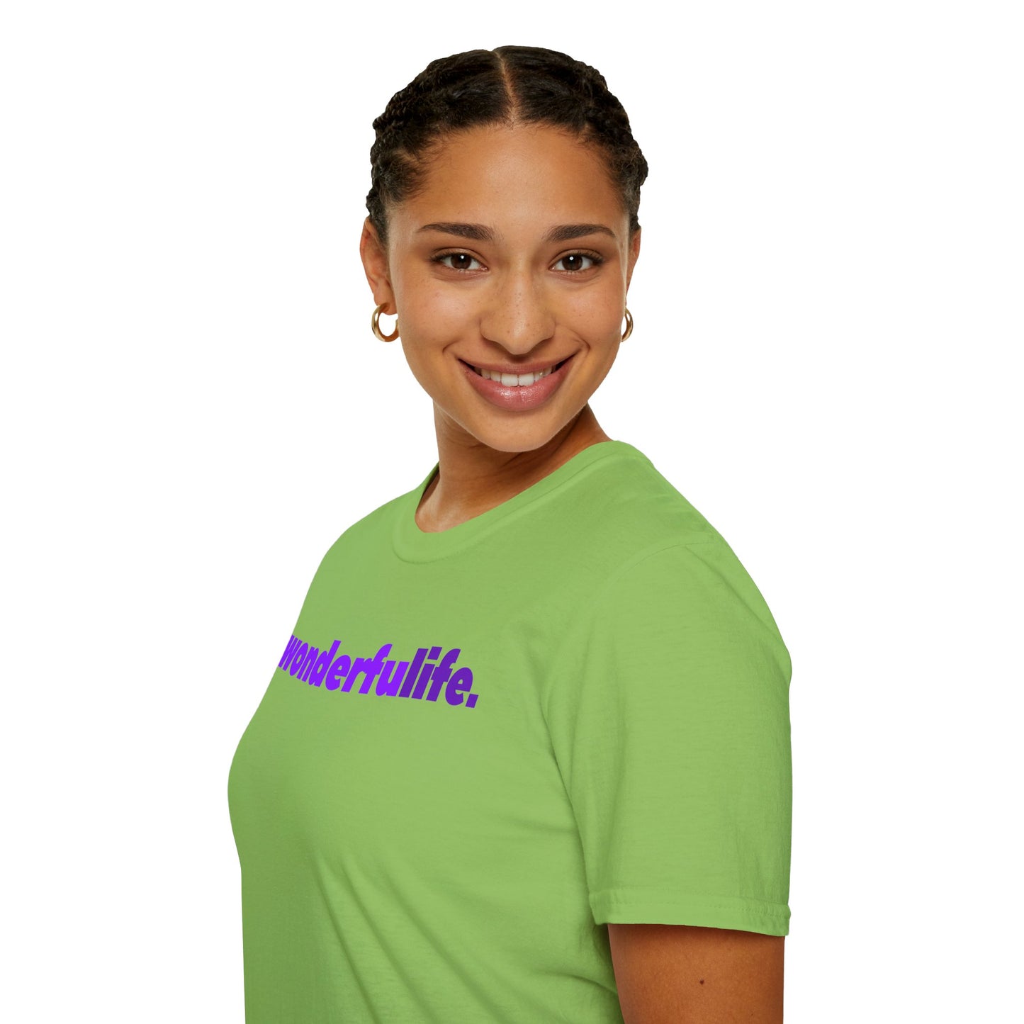 wonderfuLIFE. Unisex Softstyle 100% Cotton T-Shirt