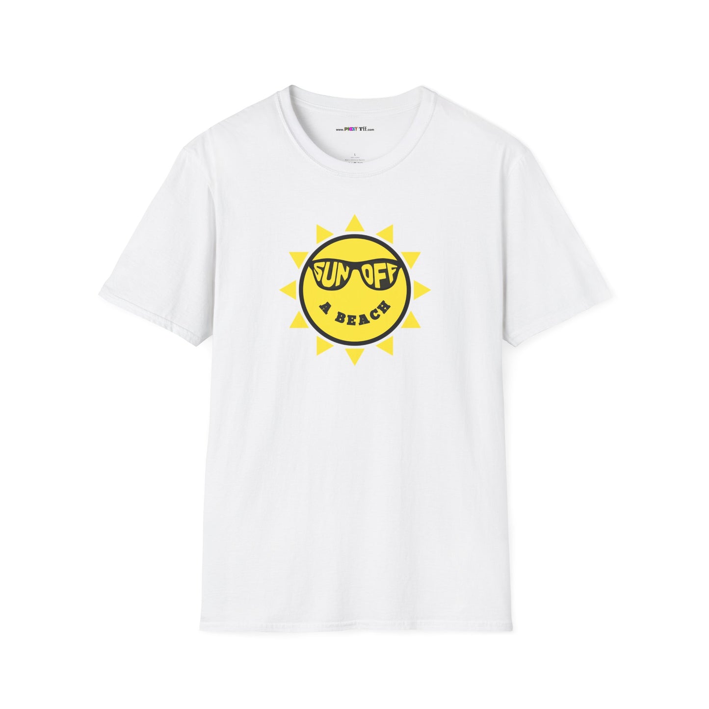 SUN OFF A BEACH Unisex Softstyle 100% Cotton T-Shirt