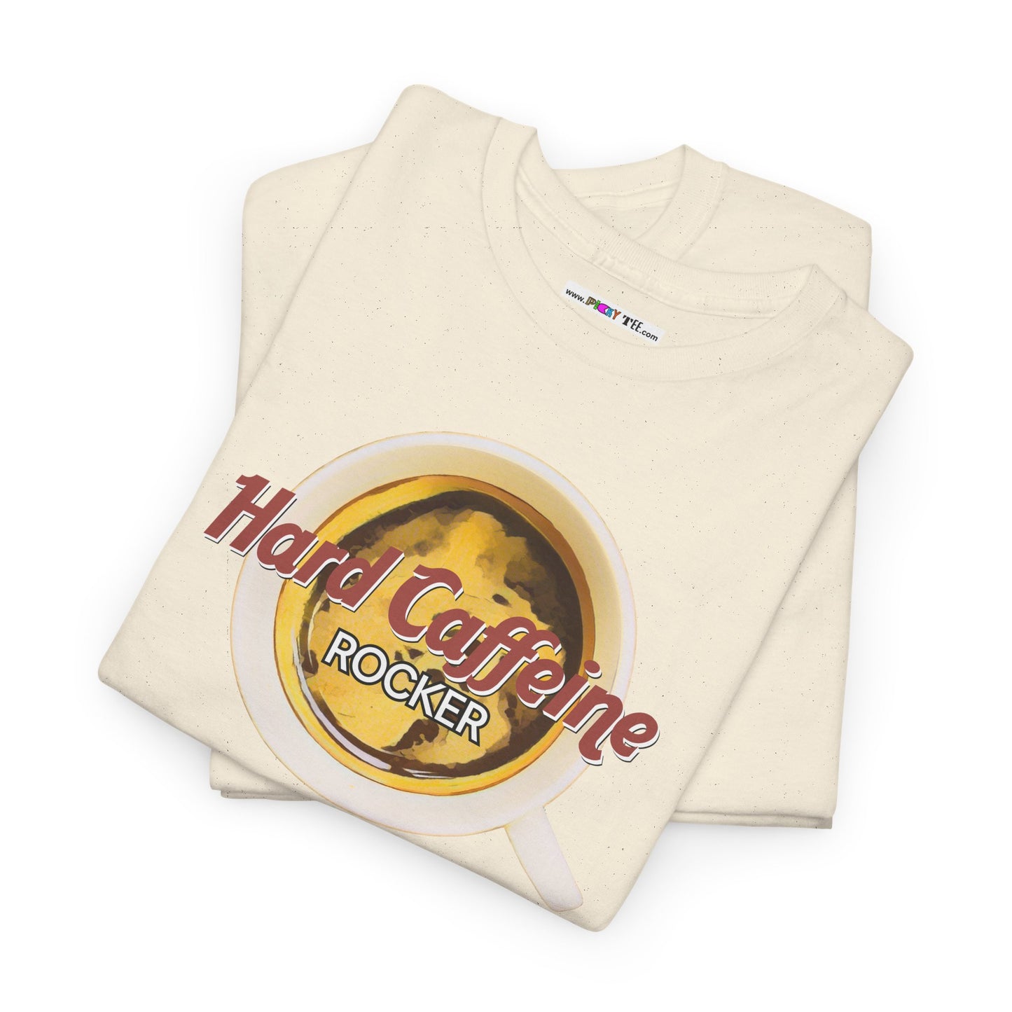Hard Caffeine ROCKER Unisex Heavy Cotton Tee