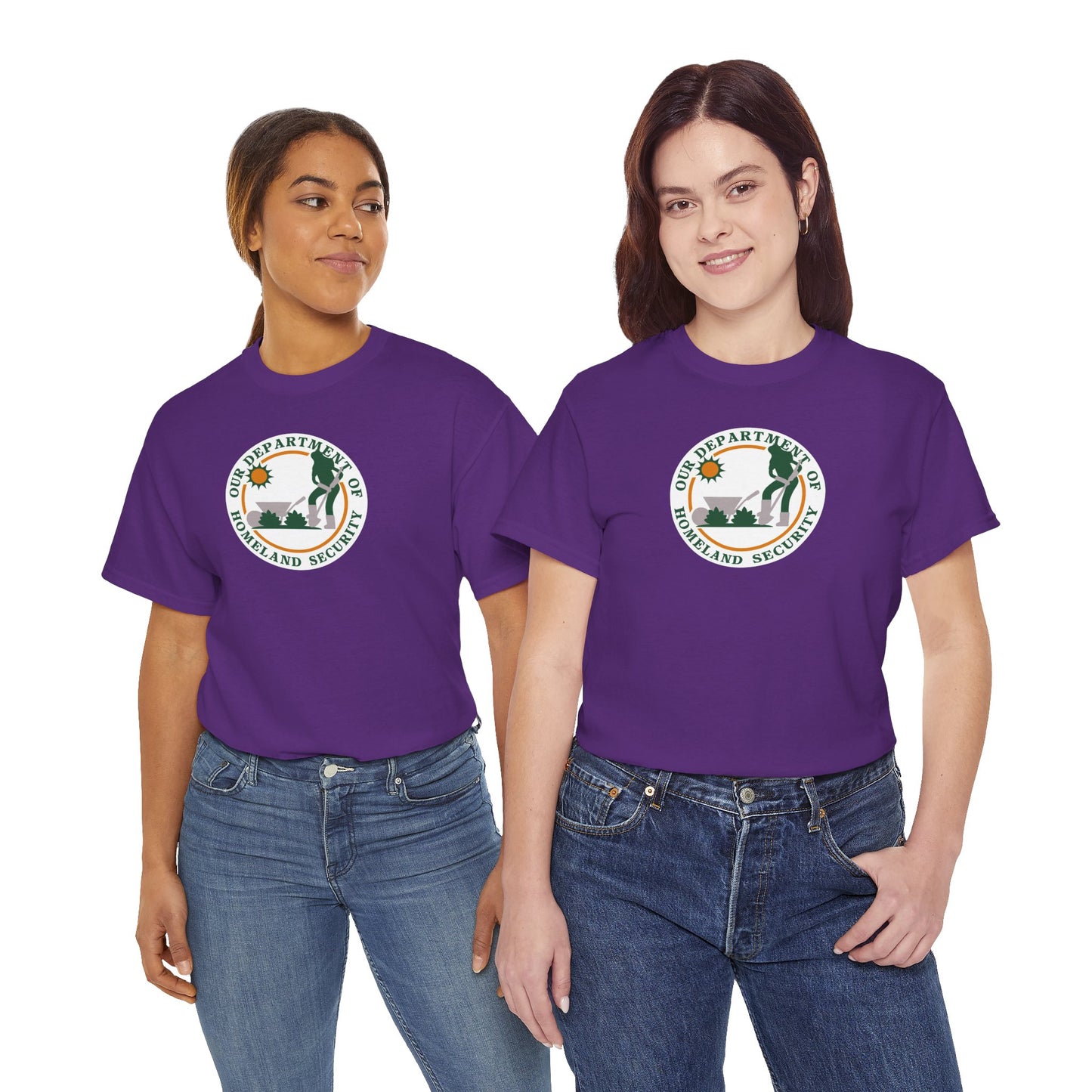 HOMELAND SECURITY (OUR DEPARTMENT OF) Unisex Heavy Cotton Tee