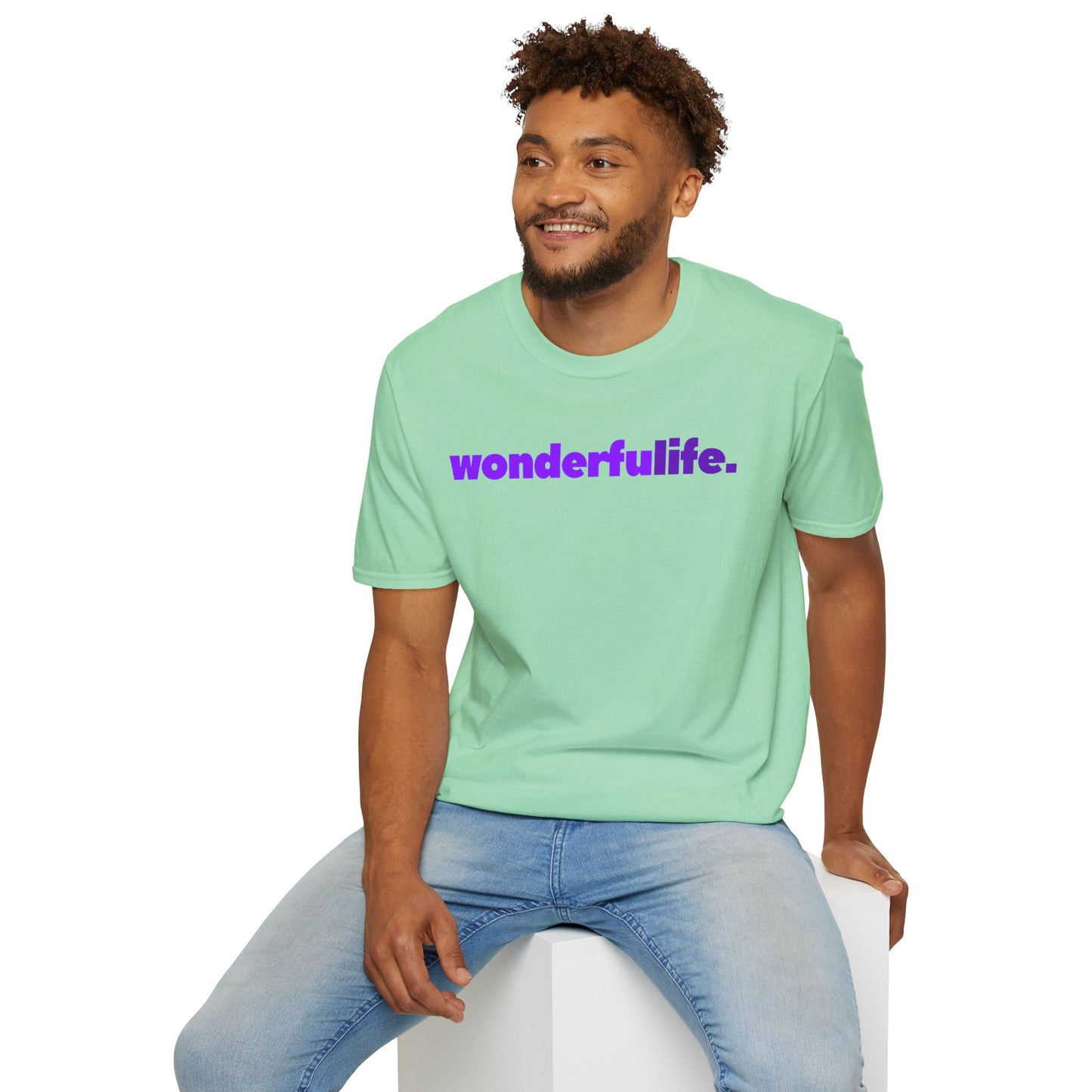 wonderfuLIFE. Unisex Softstyle 100% Cotton T-Shirt