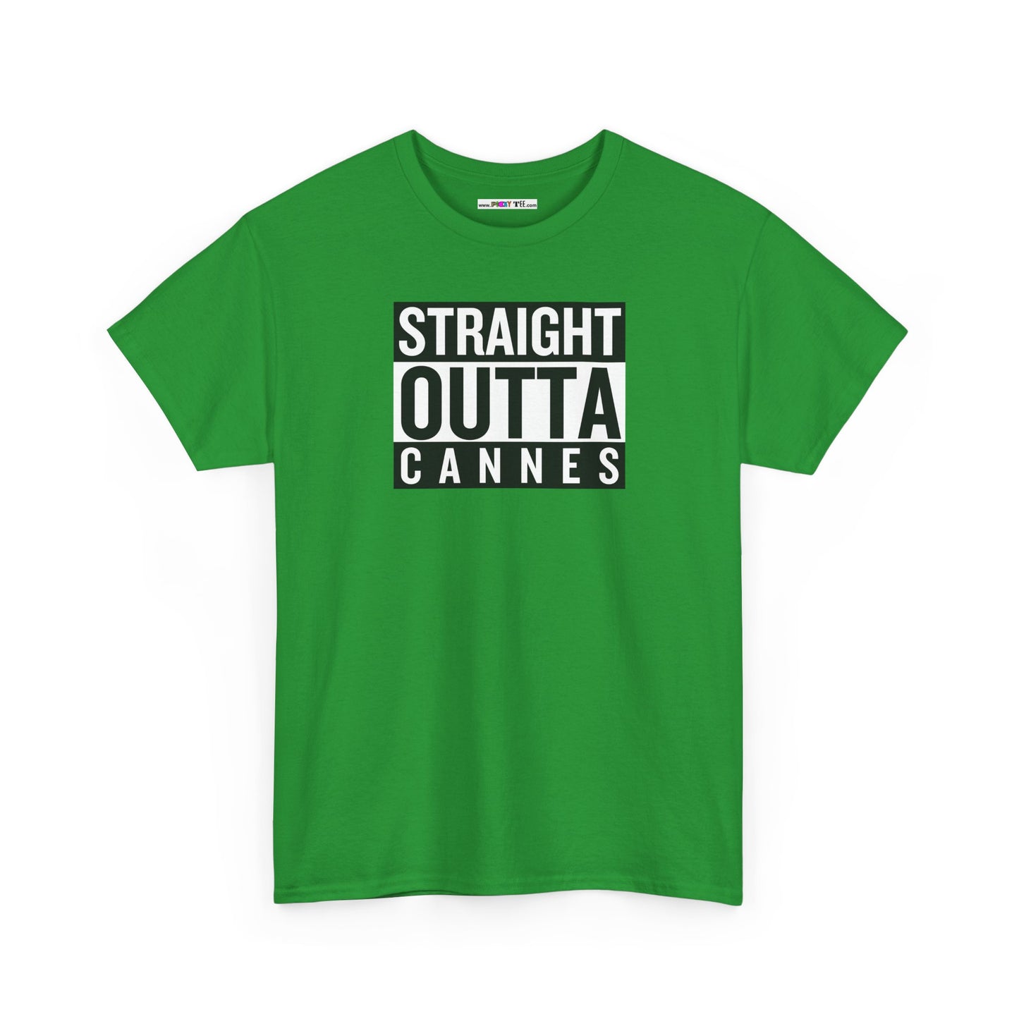 STRAIGHT OUTTA CANNES Unisex Heavy Cotton Tee