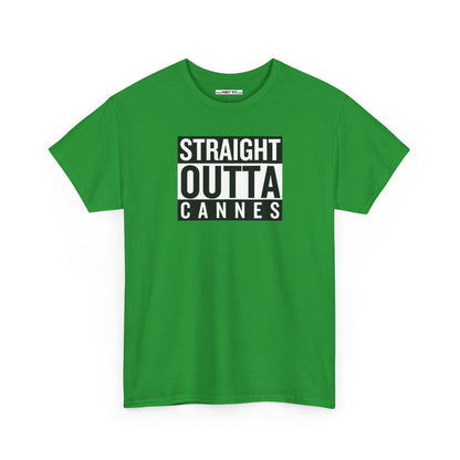 STRAIGHT OUTTA CANNES Unisex Heavy Cotton Tee